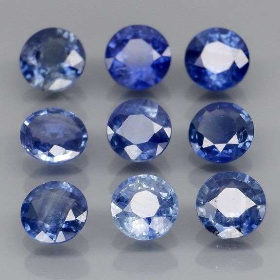 Heated only! 4.23ct top blue sapphire set