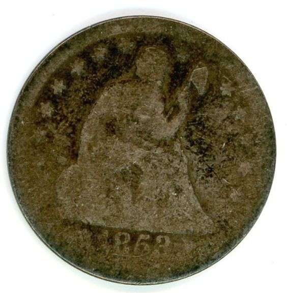 1853 Liberty Seated Quarter