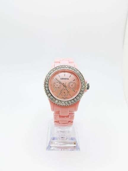 Fancy Pink Geneva & Gemstone Watch