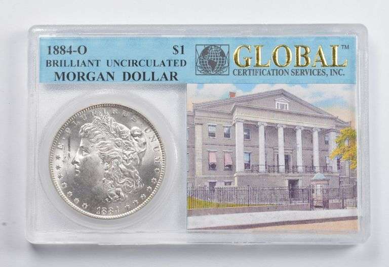 BU 1884-O Morgan Silver Dollar GCSI