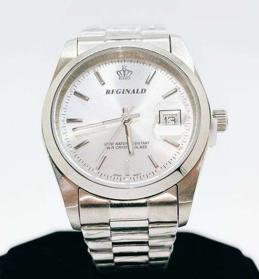 Men's Stainless Steel Classic Diver Watch w/ Day Date