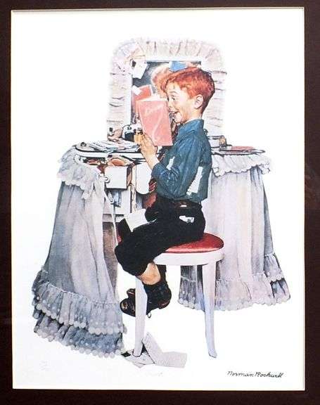 Serigraph collectable Norman Rockwell