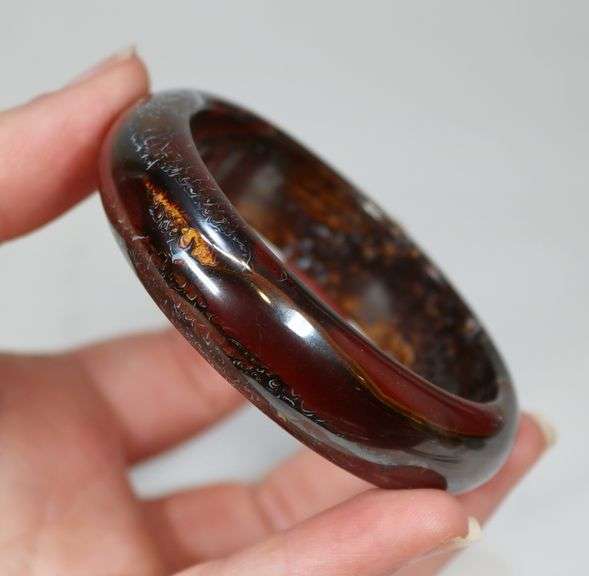 Simply stunning 307ct crystal core Boulder Opal bangle