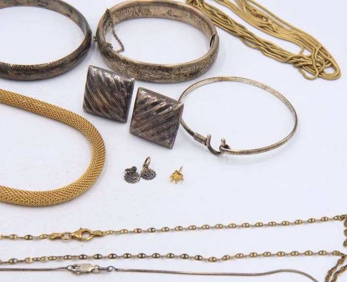 Group Lot of Silver and Custom Jewelry