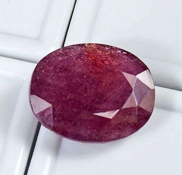 24.80 CARAT RUBY OVAL CUT LOOSE GEMSTONE