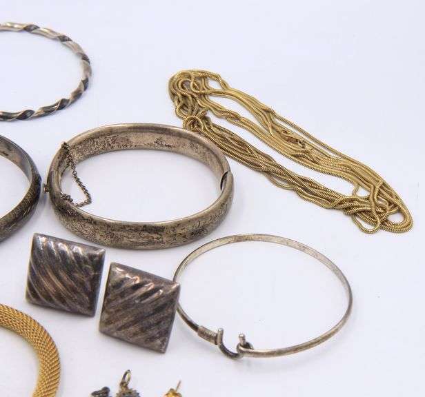 Group Lot of Silver and Custom Jewelry