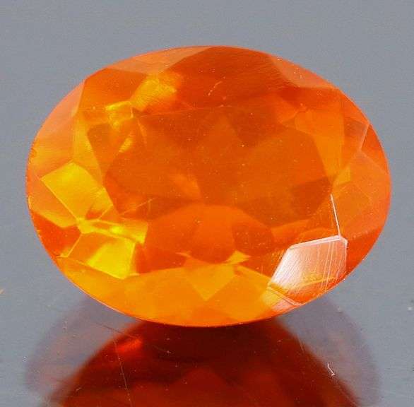 Vibrant top color 2.36ct bright orange Fire Opal
