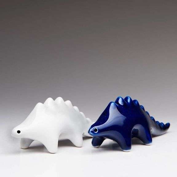Dino Spice Set: Fun Ceramic S+P Shakers