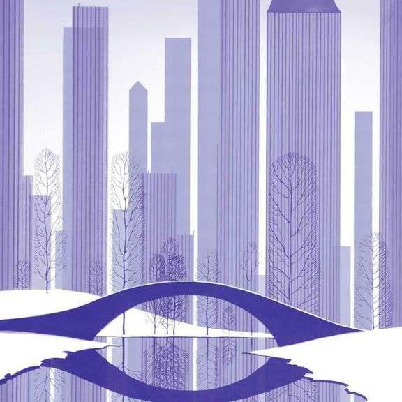 Central Park by Eyvind Earle