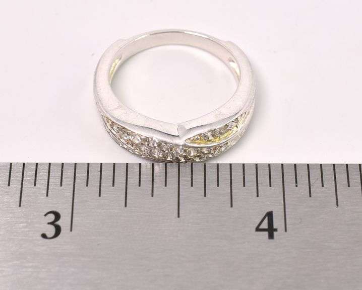 CZ Ring In Sterling Silver