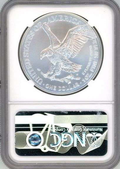 2022 US State Series (Maryland) American Silver Eagle in NGC MS70