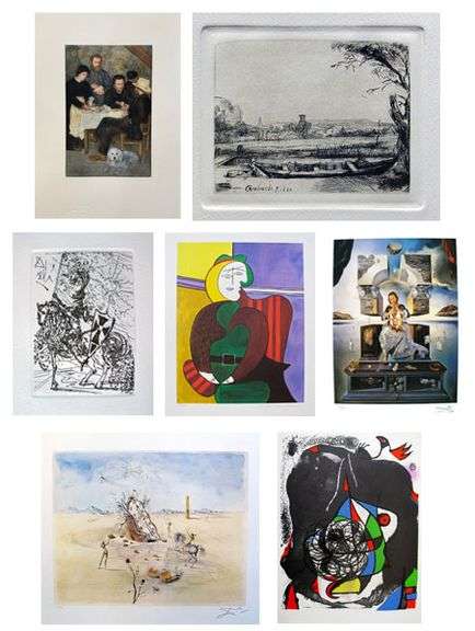 Dali, Picasso, Rembrandt and other Art  Masters Collection