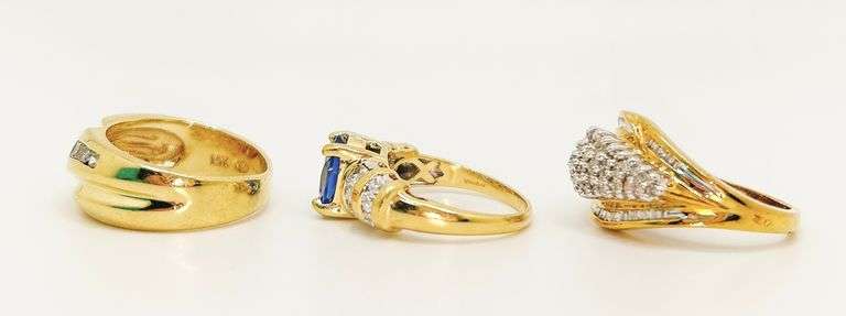 3 14k Gold Rings