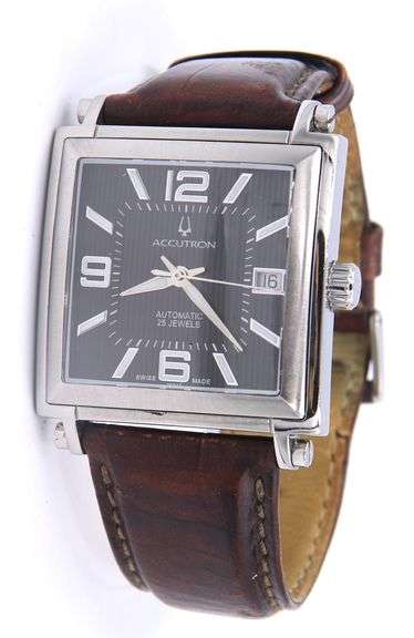 Bulova Accutron Gemini Square Automatic Watch