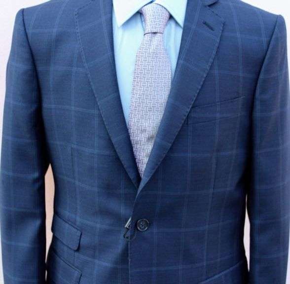 Stylish Plait Italian Made Slim Fit Suit