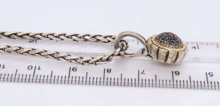 Effy BH Necklace in 18kt and Sterling Silver
