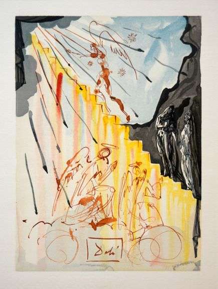 Salvador Dali The Celestial Staircase