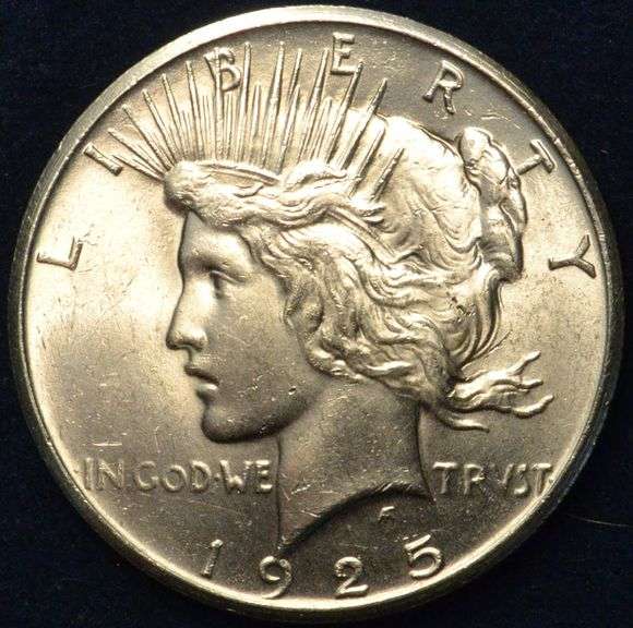 1925 Peace Silver Dollar BU