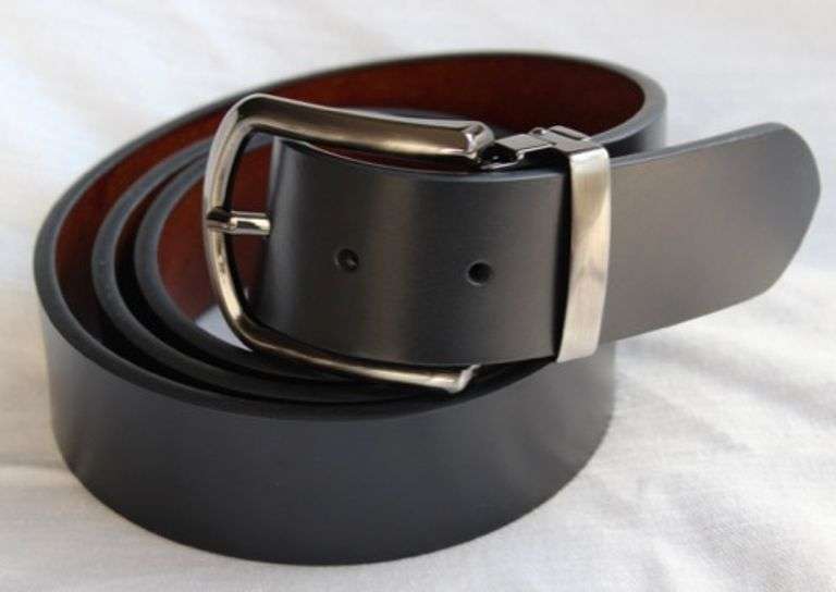 Fine Quality Reversable Leather Belt, Made In Italy