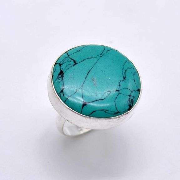17 Ct Lab Created Turquoise Ring