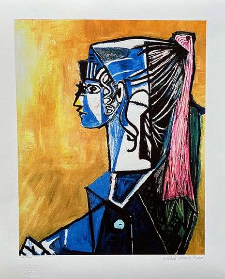 Extremely Rare Group Lot of 6 Pablo Picasso Hand Signed Estate Artworks
