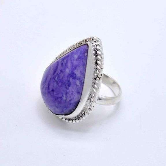 Beautiful Natural 11 Ct Charoite Ring