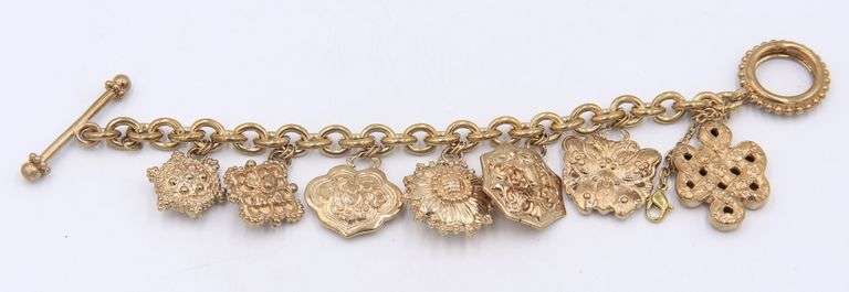 Stephen Dweck Bronze Charm Bracelet