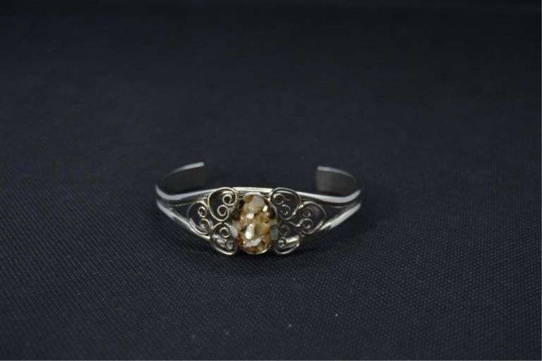 Ladies Vintage Bangle Cuff Bracelet