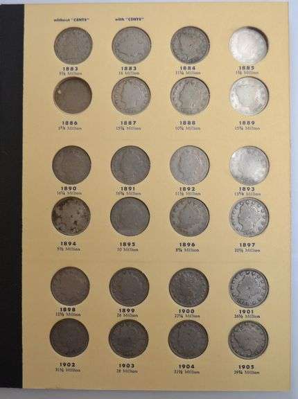 Near Complete V Nickel Book.