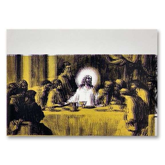 Jesus Last Supper by Steve Kaufman