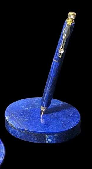 Beautiful Natural Blue Lapis Executive Pen Set