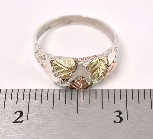 Leaf Ring In Sterling Silver