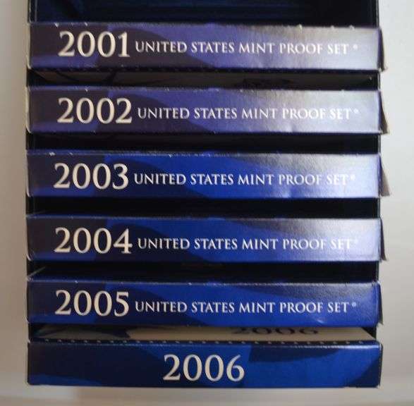 2001-2006  US Proof Sets