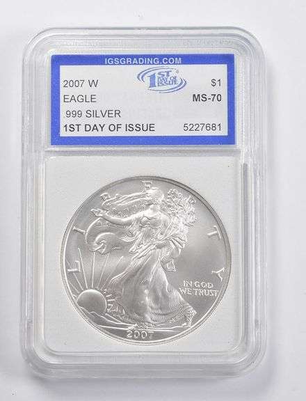 2007-W American Silver Eagle FDOI
