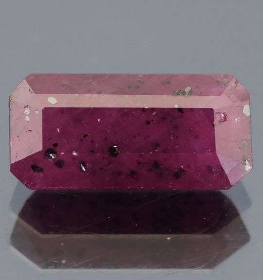 Stunning violet red 6.29ct unheated Winza Ruby