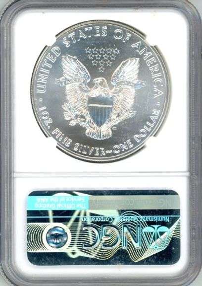 2020 US State Series (Louisiana) American Silver Eagle in NGC MS70
