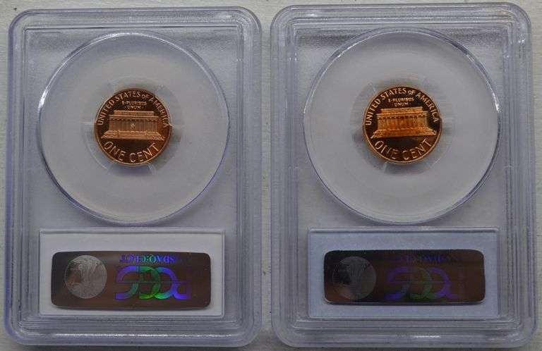 1981-S PCGS PR69RD DCAM 1C (lots of 2 Lincoln Penny)