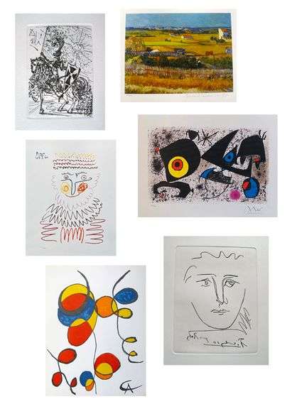 Spectacular Estate Collection Including Rare Picasso and Dali Etchings