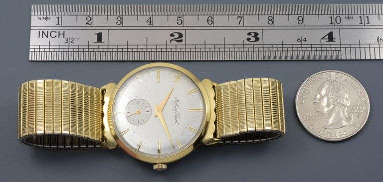 Prestigious 1950s Mathey-Tissot 18K YG Hand-Wind Watch