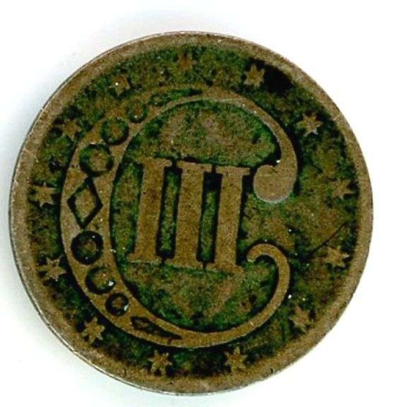 1862 Three Cent Silver Piece