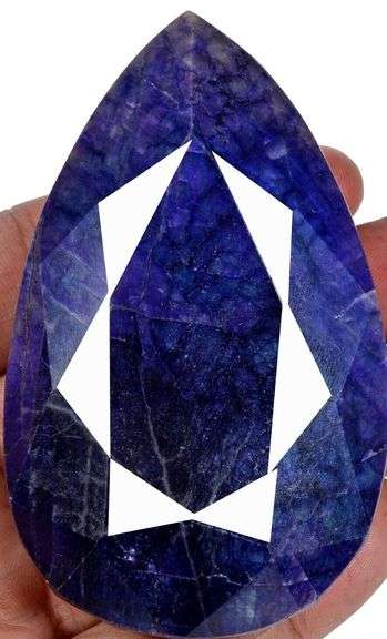 HUGE 1130.00 CARAT NATURAL ROYAL BLUE SAPPHIRE PEAR CUT LOOSE GEMSTONE