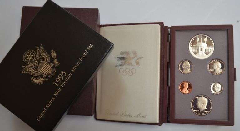1984 Prestige Proof Set &1993 Premier Silver Proof Sets