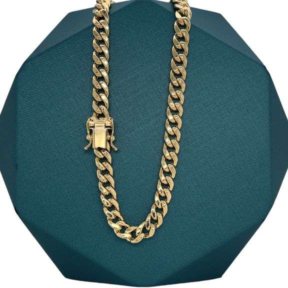 7MM 14K GOLD MIAMI CUBAN LINK CHAIN