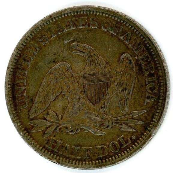 1845 Liberty Seated Half Dollar