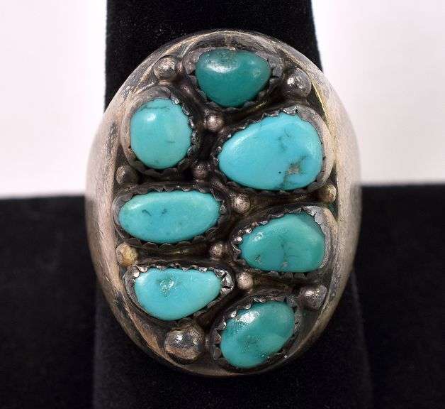 Turquoise Ring In Sterling Silver
