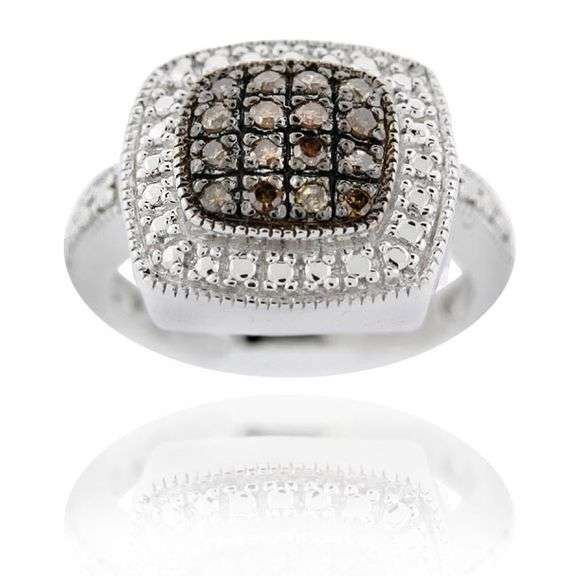 Champagne Diamond Ring