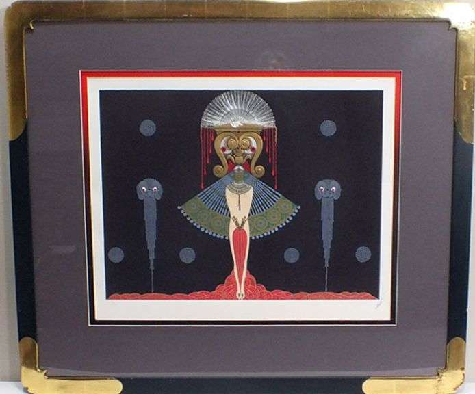 Very collectable original signed Erte