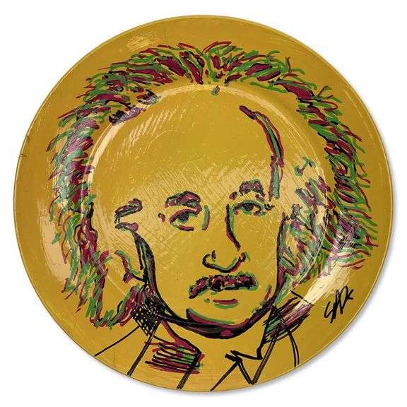Einstein by Steve Kaufman