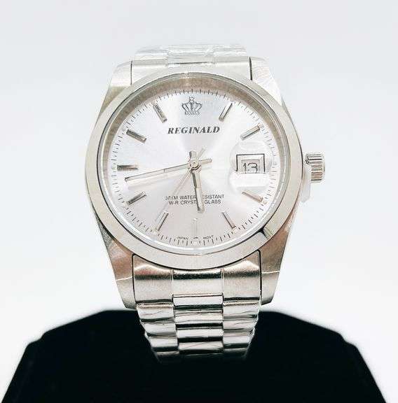 Men's Stainless Steel Classic Diver Watch w/ Day Date