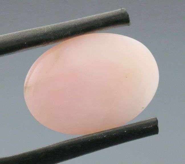 Beautiful 4.45ct coral pink Opal cabochon